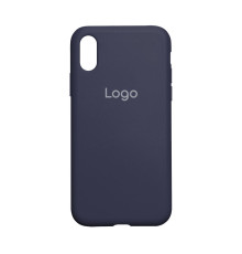 Чохол Silicone Case Full Size (AA) для iPhone Xs Max Колір 70.Deep Navy 2020000359579