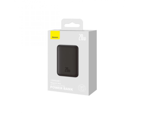 Універсальна Мобільна Батарея Power Bank Baseus Magnetic Mini wireless Fast Charging 20W 10000 mAh (PPCX0700xx) Колір Чорний, 01 6932172620622