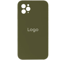 Чохол Silicone Case Full Size with Frame для iPhone 12 Pro Колір 45.Army green 2020000244486