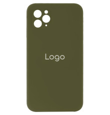 Чохол Silicone Case Full Size with Frame для iPhone 12 Pro Колір 45.Army green 2020000244486