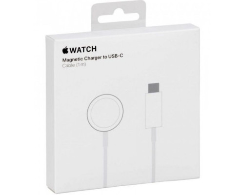 Бездротовий Зарядний Пристрій for Apple Watch Magnetic USB-C 1:1 Колір Бiлий 190198903525