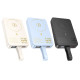 Універсальна Мобільна Батарея Power Bank Hoco Q24 Elegant 22.5W+PD20W with cable and magnetic 10000mAh Колір Молочно бiлий 6942007623445 ma34399_3340261