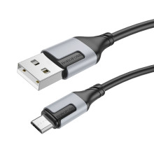 Кабель USB Borofone BX101 Creator Micro 2.4A Колір Чорний 6941991108259