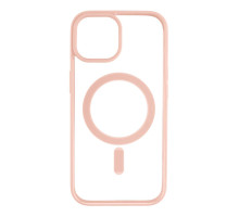 Чохол NEW TPU Color with Magsafe для iPhone 15 Колір 14, Pink 2020000391142