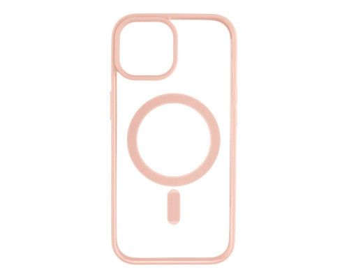 Чохол NEW TPU Color with Magsafe для iPhone 15 Колір 14, Pink 2020000391142