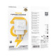 Мережевий Зарядний Пристрій Borofone BAS43A 1USB-C PD/QC 20W Колір Бiлий 6941991113819 ma35134_3345025