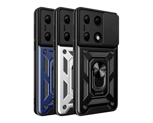 Чохол Armor Guard Shield для Xiaomi Redmi Note 13 Pro 4G/Poco M6 Pro 4G Колір Red 2020000486725 ma35017_3605339