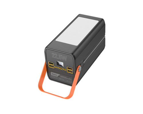 Універсальна Мобільна Батарея Power Bank Hoco DB49 Action 22.5W fully compatible with light 100000 mAh Колір Чорний 6942007614016
