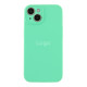 Чохол Silicone Case Full Size with Frame для iPhone 14 Колір 55.Pine Green 2020000482215 ma31935_3663094