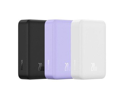 Універсальна Мобільна Батарея Power Bank Baseus Magnetic Mini Wireless Fast Charge 20W 20000 mAh (PPCX1500xx) Колір Чорний, 01 6932172628789
