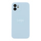 Чохол Silicone Case Full Size with Frame для iPhone 12 Колір 64.Light Cyan 2020000244691 ma24506_2730532
