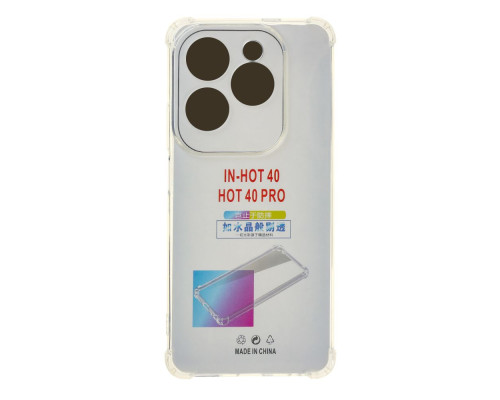 Чехол TPU Virgin Hard Full Camera для Infinix Hot 40 Pro Колір Transparent 2020000438939