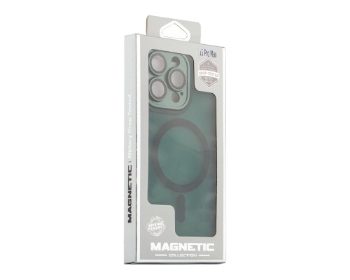 Чохол TPU+PC Magnetic Matte Camera Lens with Magsafe для iPhone 16 Pro Max Колір Black 2020000459217 ma36194_3606970