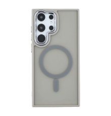 Чохол TPU+PC Space Magnetic Color with Magsafe для Samsung Galaxy S23 Ultra 5G (S918) Колір Grey 2020000437017