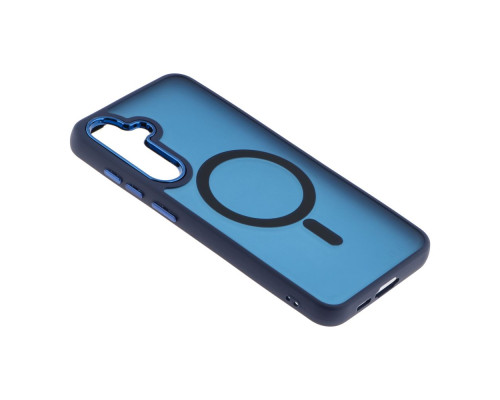 Чохол TPU+PC Space Magnetic Color with Magsafe для Samsung Galaxy S24 FE 5G (S721) Колір Grey 2020000436898 ma35382_3345969