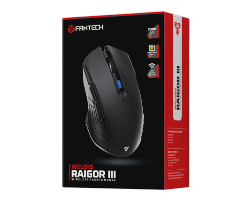 Бездротова Миша Ігрова Fantech WG12RS Raigor III Silent click Колір Бiлий 6972661280586 ma35443_3346258