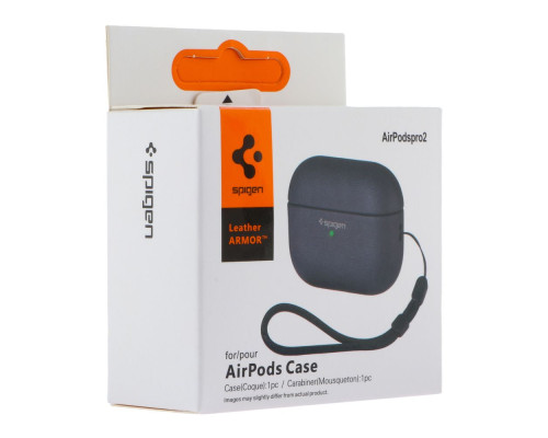 Футляр TPU Spigen Leather Armor для Airpods Pro Колір Pitch Green 2020000438779 ma35261_3345598