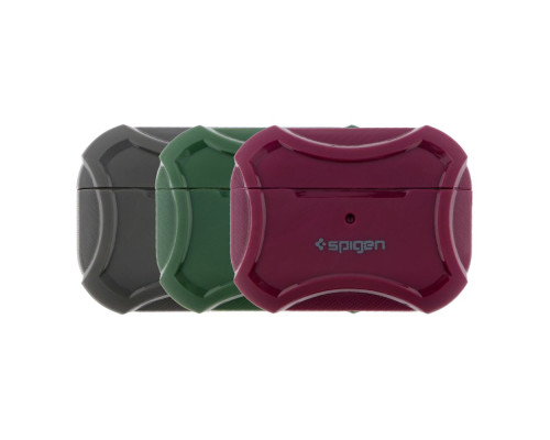 Футляр TPU Spigen DuraPro Flex with Hook для Airpods Pro 2 Колір Green 2020000438663