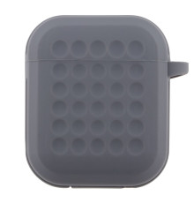 Футляр Silicone Fashion Case with Hook для Airpods 1/2 Колір Grey 2020000441823 ma35263_3345610