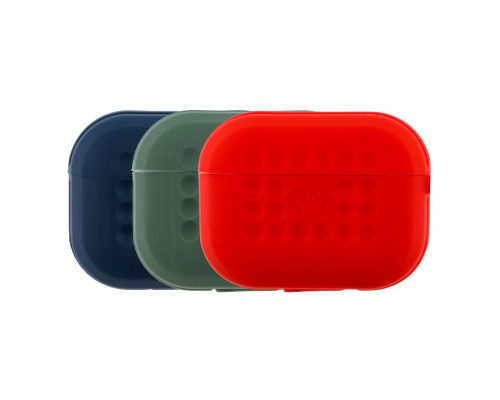 Футляр Silicone Fashion Case with Hook для Airpods Pro Колір Black 2020000441786 ma35265_3345620