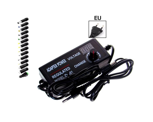 Універсальний Зарядний Пристрій 3-24V/3A/72W+14 Tips Колір Чорний 2020000478836 ma37433_3611719