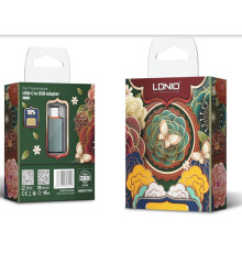 Перехідник LDNIO LC140 Type-C to USB-A Adapter USB3.0 Колір Сiрий 6933138691410 ma37435_3611721