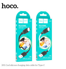 Кабель USB Hoco X90 Type-C 3A Колір Чорний 6931474788443 ma37463_3611921