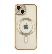 Чохол TPU Metallic Chrome Full Camera with Magsafe для iPhone 16 Колір Chrome Gold 2020000451365 ma36189_3606931