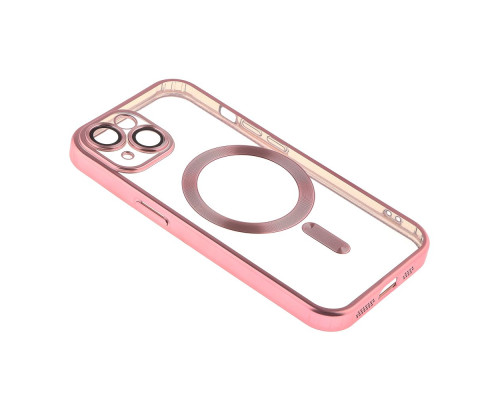 Чохол TPU Metallic Chrome Full Camera with Magsafe для iPhone 16 Колір Chrome Gold 2020000451365 ma36189_3606931