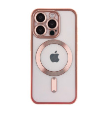 Чохол TPU Metallic Chrome Full Camera with Magsafe для iPhone 16 Pro Колір Chrome Rose 2020000451242 ma36190_3606941