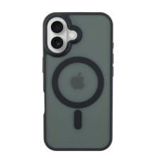 Чохол TPU+PC Goldencis Matte with MagSafe для iPhone 16 Plus Колір Black 2020000444879 ma34878_3343970