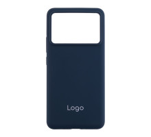 Чохол Liquid Silicone (AA) для Xiaomi Poco F6 Pro 08.Dark Blue ma37477_3612016 2020000460749