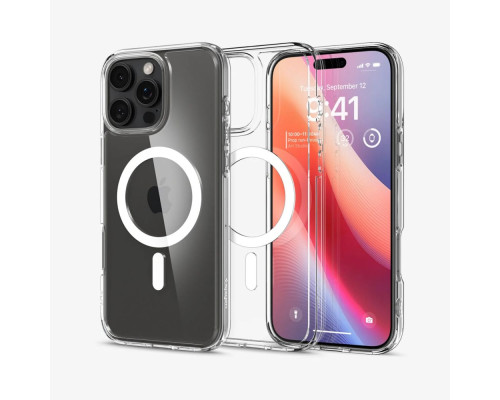 Чохол TPU+PC Spigen Ultra Hybrid with Magsafe для iPhone 16 Pro Max Колір Transparent 2020000460978 ma35987_3605942