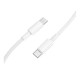 Кабель USB Borofone BX117 Type-C to Type-C 60W Колір Бiлий 6941991120206 ma37164_3610594