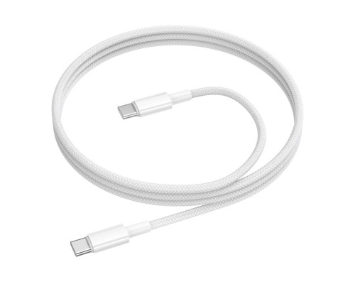 Кабель USB Borofone BX117 Type-C to Type-C 60W Колір Бiлий 6941991120206 ma37164_3610594