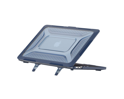 Накладка TPU+PC Hex Shield for MacBook Air 15" 2025/2024/2023 (M4 A3114/M3 A3114/M2 A2941) Колір Grey 2020000472902 ma36658_3608827