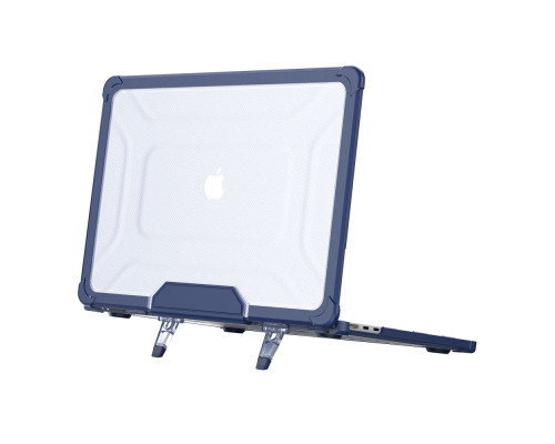 Накладка TPU+PC Color Diagram for MacBook Air 15" 2025/2024/2023 (M4 A3114/M3 A3114/M2 A2941) Колір Black 2020000472728 ma36668_3608862