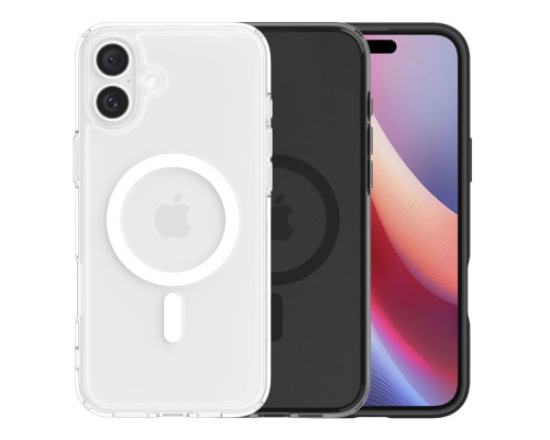 Чохол TPU+PC Spigen Ultra Hybrid with Magsafe для iPhone 16 Колір Black 2020000464051 ma35983_3605935