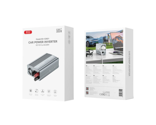 Автомобільний Інвертор XO CZ021 Колір Сiрий 6920680861514 ma37171_3869616