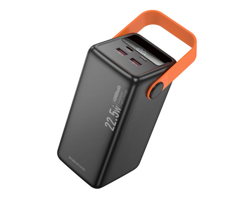 Універсальна Мобільна Батарея Power Bank Borofone BJ66B Magnifico 22.5W+PD20 60000 mAh Колір Чорний 6941991115165 ma36432_3608145