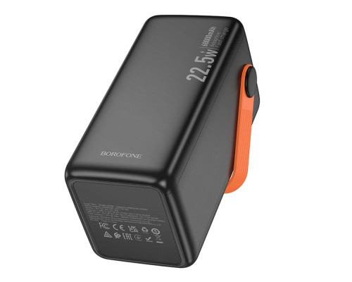 Універсальна Мобільна Батарея Power Bank Borofone BJ66B Magnifico 22.5W+PD20 60000 mAh Колір Чорний 6941991115165 ma36432_3608145