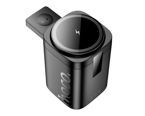 Бездротовий Зарядний Пристрій Hoco CQ20 3-in-1 15W Magnetic (iWatch) Колір Чорний 6942007645850 ma37122_3610401