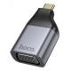 Перехідник Hoco UA34 Type-C to VGA 2K 60HZ Колір Сiрий 6942007645591 ma36837_3609331