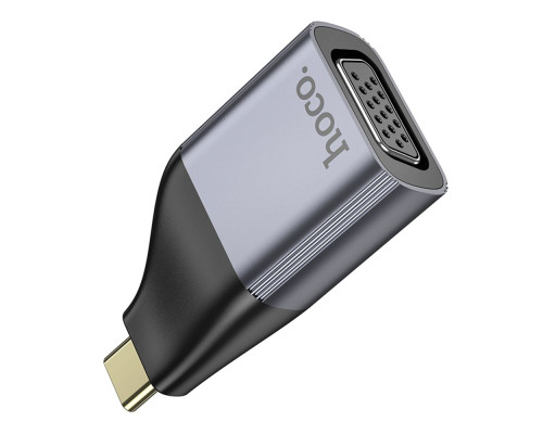 Перехідник Hoco UA34 Type-C to VGA 2K 60HZ Колір Сiрий 6942007645591 ma36837_3609331