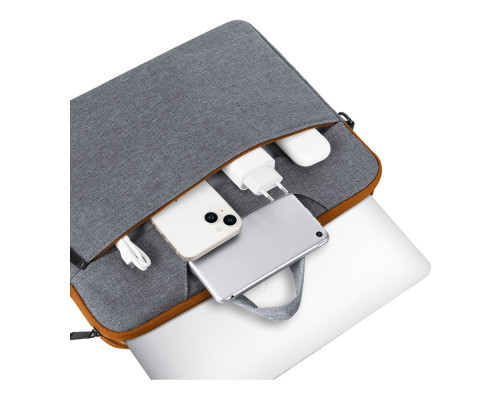 Сумка для ноутбука Dux Ducis LBJC Shoulder Bag for 15.5"-16" Колір Light Grey 6934913008553 ma36875_3609461