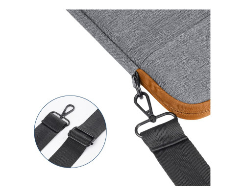 Сумка для ноутбука Dux Ducis LBJC Shoulder Bag for 15.5"-16" Колір Light Grey 6934913008553 ma36875_3609461