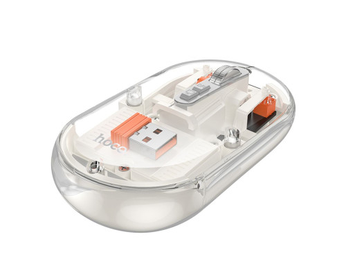 Бездротова Миша Hoco GM35 General dual-mode silent (battery version) Колір Білий 6942007643986 ma36812_3609255