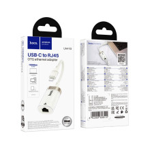 Перехідник Hoco UA41B Type-C to Ethernet adapter (100 Mbps) Колір Абрикосовий 6942007658515 ma37948_3665361