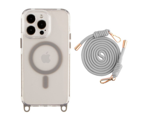 Чохол TPU+PC LanyardCase with MagSafe для iPhone 16 Pro Max Колір Dark Purle 2020000476795 ma37099_3610364