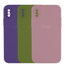 Чохол Silicone Case Square Full Camera для iPhone Xs Max Колір 73.Plum 2020000481966 ma31913_3664396